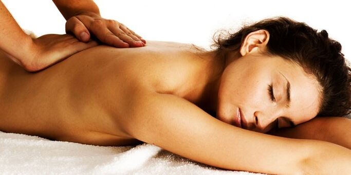 therapeutische Massage bei Osteochondrose